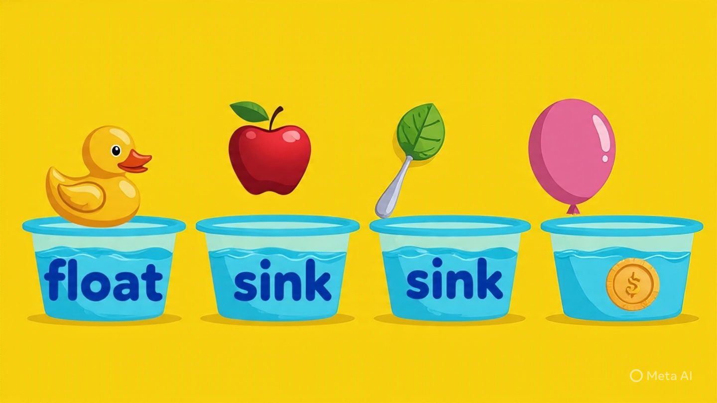 Floating and Sinking Objects for Kids