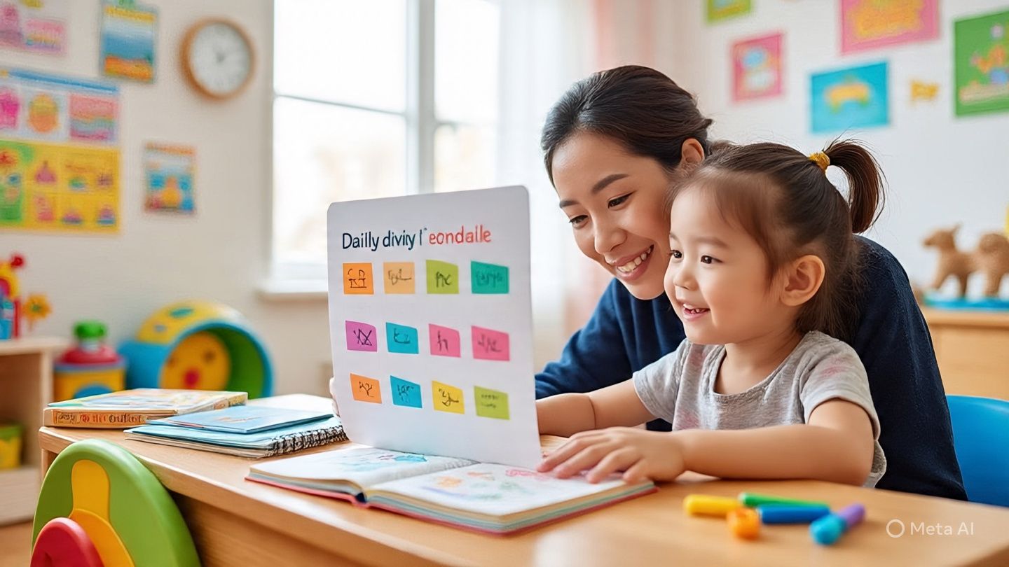 How to Build a Learning Routine for Preschoolers at Home